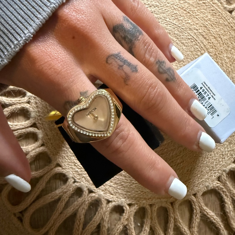 Invicta Angel Women’s Heart Watch Ring